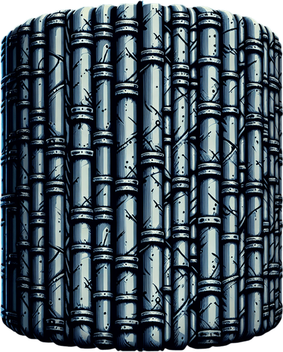 pipes.
Single Game Texture. In-Game asset. 2d. Blank background. High contrast. No shadows.