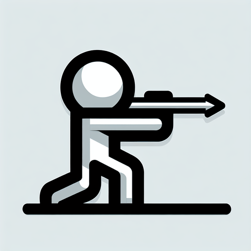 Needle Shooting Stickman.
Single Game Texture. In-Game asset. 2d. Blank background. High contrast. No shadows.