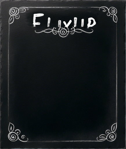 Word "ELIXIR" written in chalk