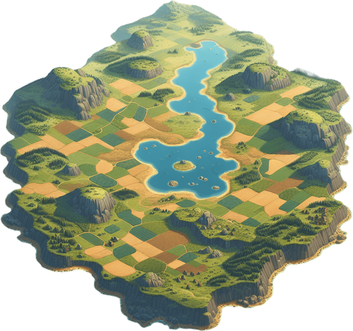 A background of a paysage with plain and without tree or montainbut no water see from the top in the air 100m by 100m Single Game Texture. In-Game asset. 2d. Blank background. High contrast. No shadows.