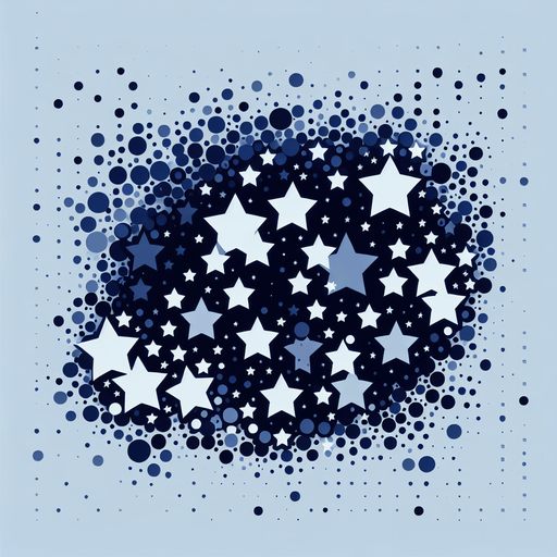 stars particles. Single Game Texture. In-Game asset. 2d. Blank background. High contrast. No shadows.