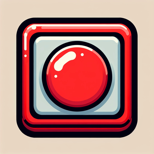 Red Ractangle Button with Round corners.
Single Game Texture. In-Game asset. 2d. Blank background. High contrast. No shadows.