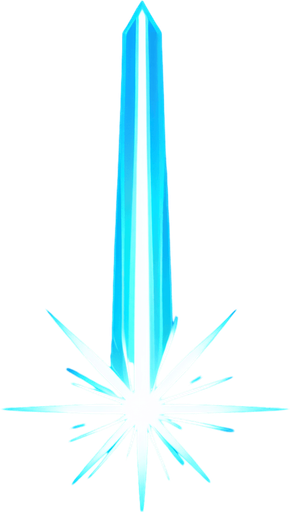 blue LASER.
Single Game Texture. In-Game asset. 2d. Blank background. High contrast. No shadows.