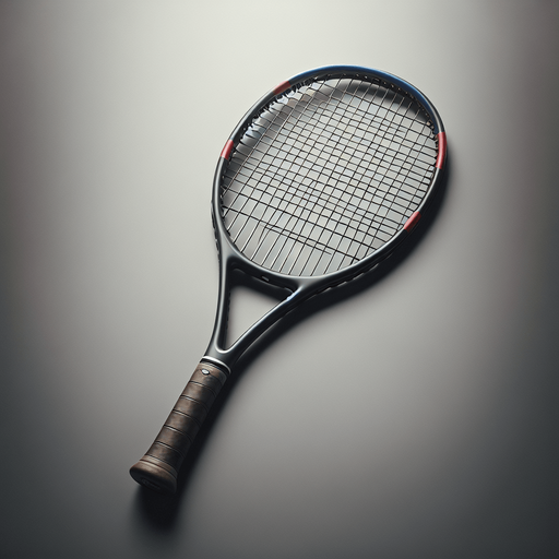 Tennis Racket.
Single Game Texture. In-Game asset. 2d. Blank background. High contrast. No shadows.