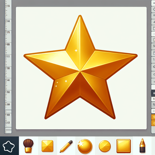 plain gold star, no outline
Single Game Texture. In-Game asset. 2d. Blank background. High contrast. No shadows.