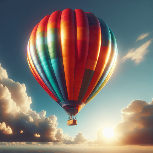 an air ballon.
photorealistic