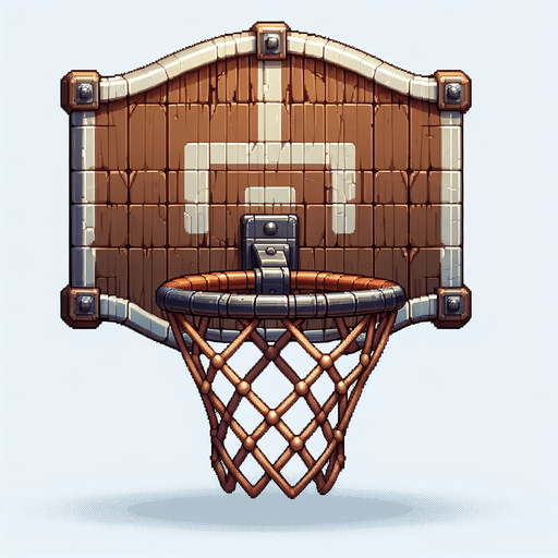 2d basketball hoop net in the art style of final fantasy 9 , just the ring and the net.
Single Game Texture. In-Game asset. 2d. Blank background. High contrast. No shadows.