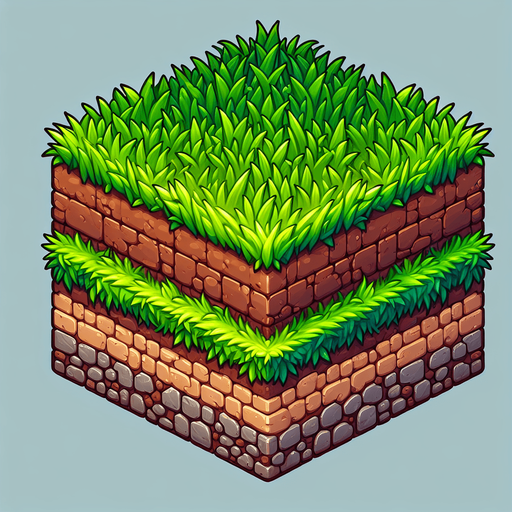 DIRT WITH GRASS ON THE TOP AND BOTTOM TEXTURE.
Single Game Texture. In-Game asset. 2d. Blank background. High contrast. No shadows. Fits the screen.