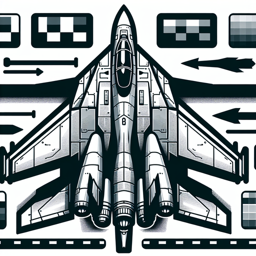 Fighter jet.
Single Game Texture. In-Game asset. 2d. Blank background. High contrast. No shadows.