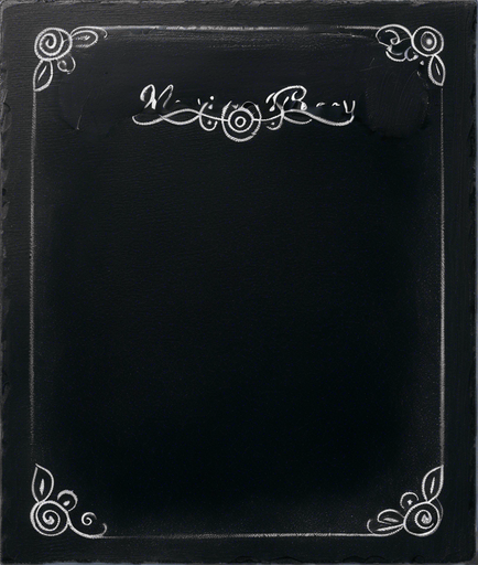 Text "NOVICE BREW" in chalk, handwritten