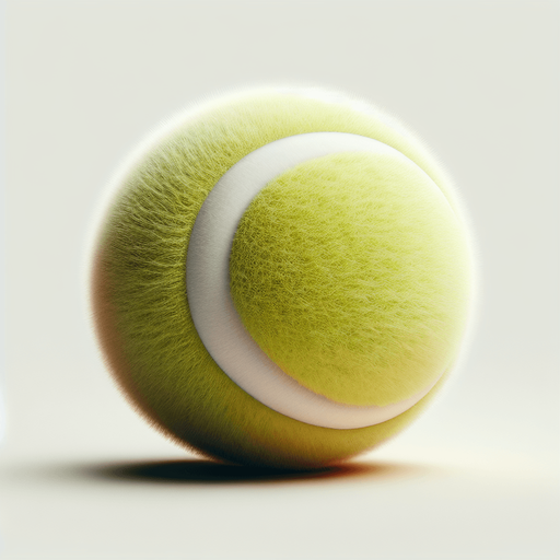 Tennis Ball.
Single Game Texture. In-Game asset. 2d. Blank background. High contrast. No shadows.