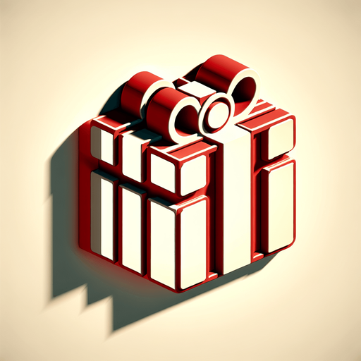 a christmas gift. plastic style. Single Game Texture. In-Game asset. 2d. Blank background. High contrast. No shadows.