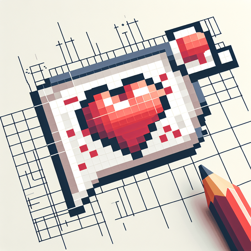 pixel art heart speech bubble.
Single Game Texture. In-Game asset. 2d. Blank background.