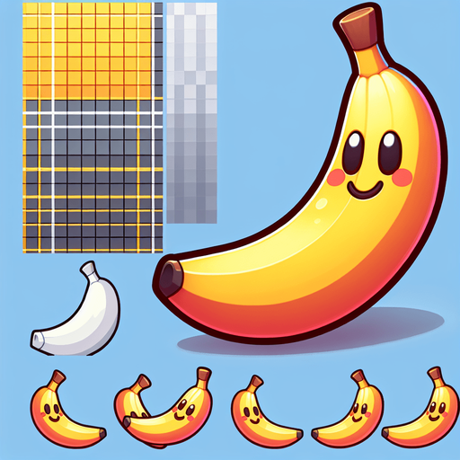 Cartoon banana. Single Game Texture. In-Game asset. 2d. Blank background. High contrast. No shadows..
Single Game Texture. In-Game asset. 2d. Blank background. High contrast. No shadows.