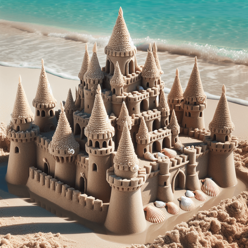 Un château de sable.
Image