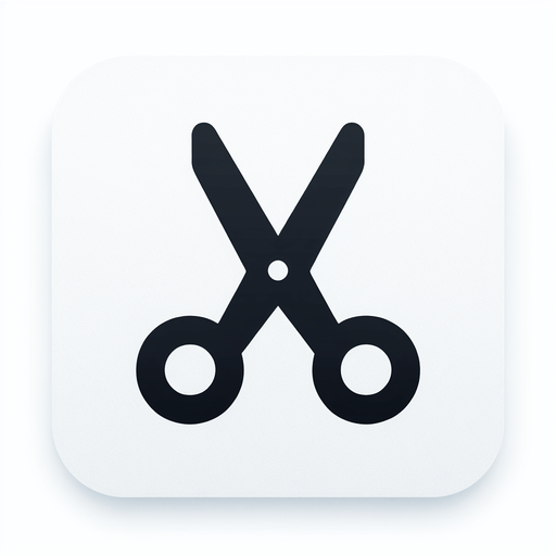 An icon for scissors