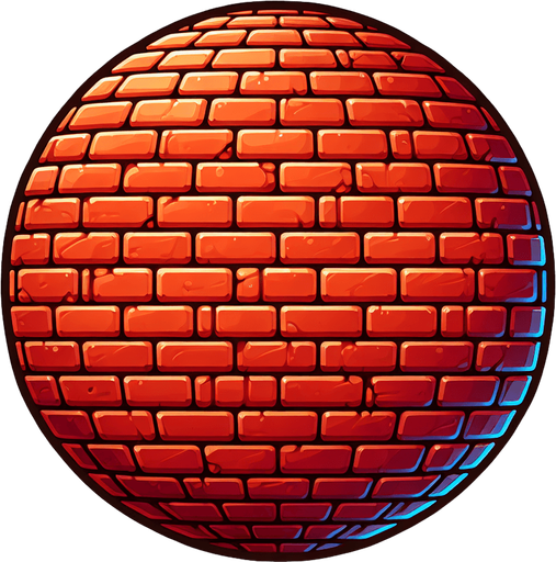 maak rode muren bricks

Single Game Texture. In-Game asset. 2d. Blank background. High contrast. No shadows.