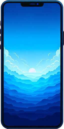 Simple blue sky background, I phone background, no clouds.
Single Game Texture. In-Game asset. 2d. Blank background. High contrast. No shadows.