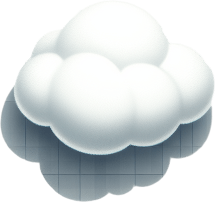 fluffy cloud.
Single Game Texture. In-Game asset. 2d. Blank background. High contrast. No shadows.