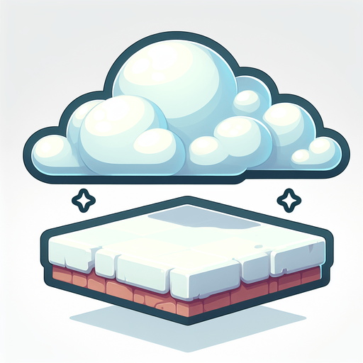 cloud platform. 2d. cartoon. white..
Single Game Texture. In-Game asset. 2d. Blank background. High contrast. No shadows.