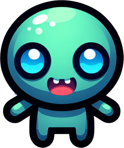 cute zombie character.
Single Game Texture. In-Game asset. 2d. Blank background. High contrast. No shadows. top down view. view from above. bird view