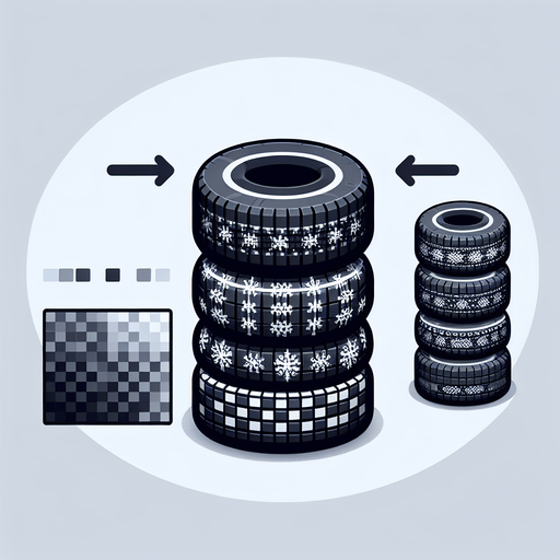 2d stacked christmas winter tire Single Game Texture. In-Game asset. 2d. Blank background. High contrast. No shadows.