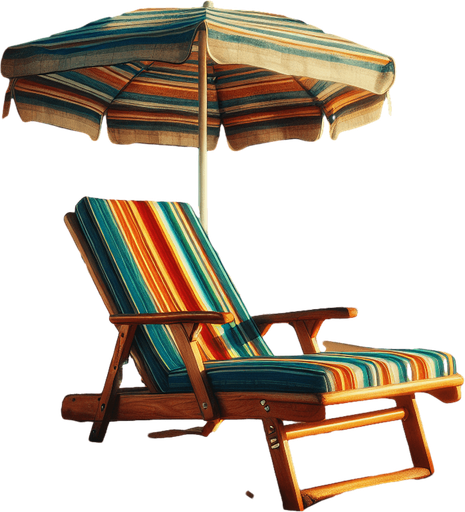 beach lounge chair.
photo