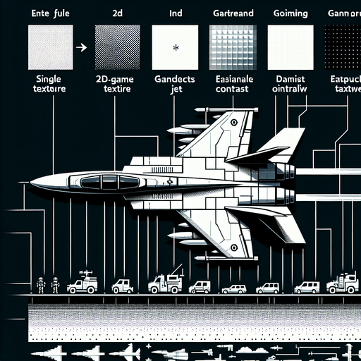 Fighter jet.
Single Game Texture. In-Game asset. 2d. Blank background. High contrast. No shadows.