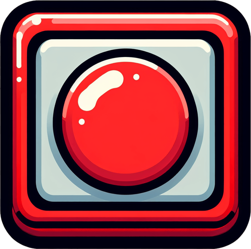 Red Ractangle Button with Round corners.
Single Game Texture. In-Game asset. 2d. Blank background. High contrast. No shadows.