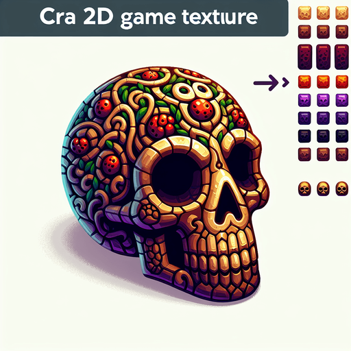 Poisonous Skull.
Single Game Texture. In-Game asset. 2d. Blank background. High contrast. No shadows.