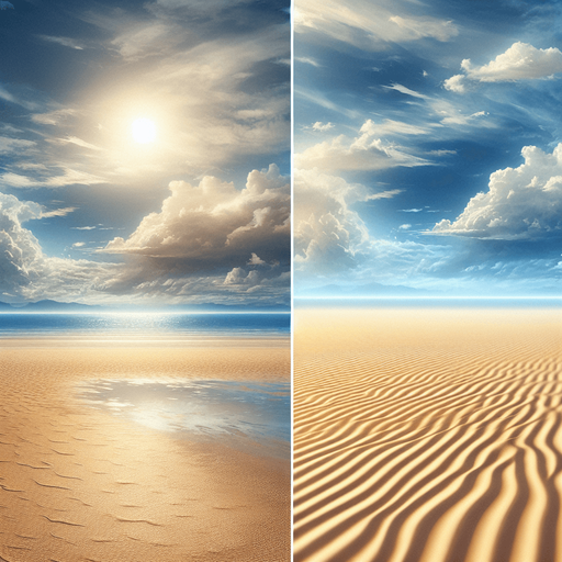 Sandy beach. No water is present. Sky takes up 80% of the image.
Single Game Texture. In-Game asset. 2d. Blank background. High contrast. No shadows.