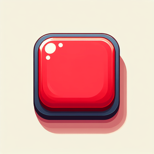 Red Ractangle Button with Round corners.
Single Game Texture. In-Game asset. 2d. Blank background. High contrast. No shadows.