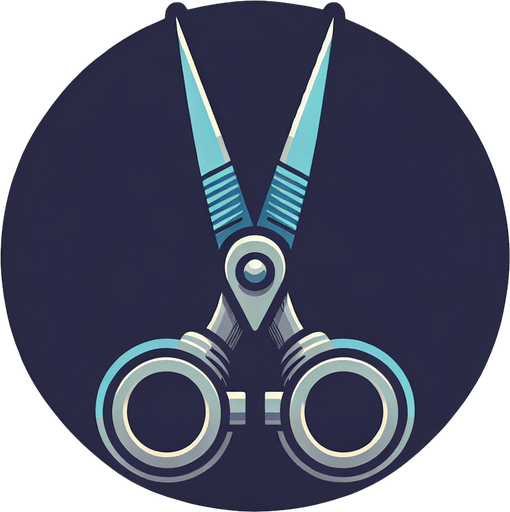 An icon for scissors