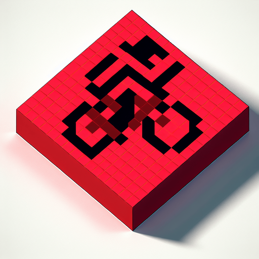 red 8-bit pixelated cyclist seen from the front. bird-eye perspective. black outline. pixelated.
Single Game Texture. In-Game asset. 2d. Blank background. High contrast. No shadows.