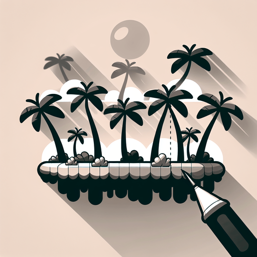 Palmtrees line. Cartoon. Single Game Texture. In-Game asset. 2d. Blank background. High contrast. No shadows..
Single Game Texture. In-Game asset. 2d. Blank background. High contrast. No shadows.