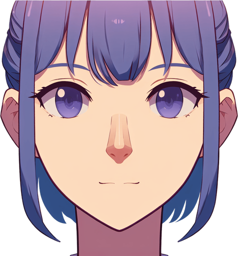 A beautiful and slim nose in a anime style.
Single Game Texture. In-Game asset. 2d. Blank background. High contrast. No shadows.