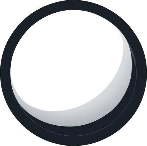 white circle outline. 2d..
Single Game Texture. In-Game asset. 2d. Blank background. High contrast. No shadows.