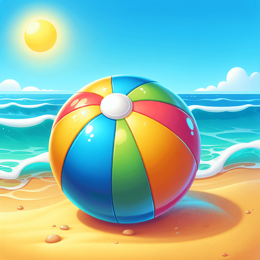 Un ballon de plage.
Image