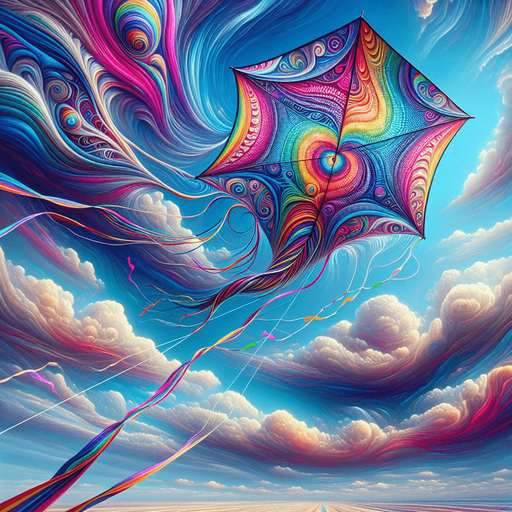 a kite.
photorealistic