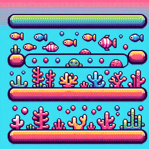 coral reef line. cartoon. 8-bite. Single Game Texture. In-Game asset. 2d. Blank background. High contrast. No shadows..
Single Game Texture. In-Game asset. 2d. Blank background. High contrast. No shadows.