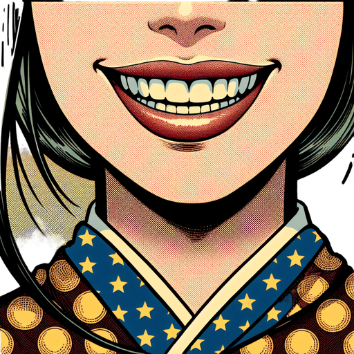 A beautiful women mouth in a manga style.
Single Game Texture. In-Game asset. 2d. Blank background. High contrast. No shadows.