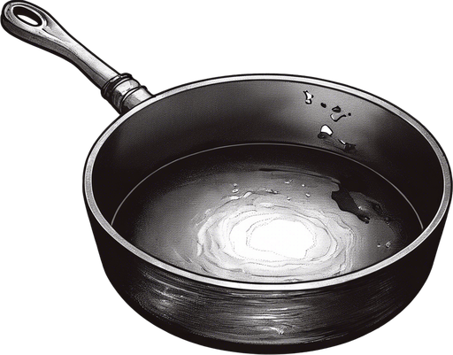 add melted choclate in this frying pan