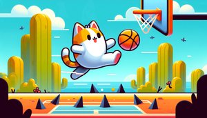 Basket cat parcour !