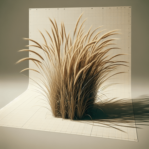 a tall thin bunch of grass.
Single Game Texture. In-Game asset. 2d. Blank background.  No shadows.