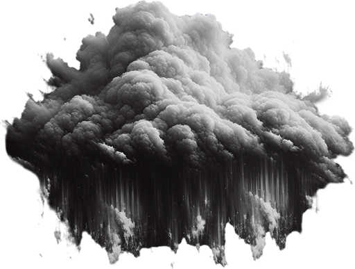 storm cloud.
Single Game Texture. In-Game asset. 2d. Blank background. High contrast. No shadows.