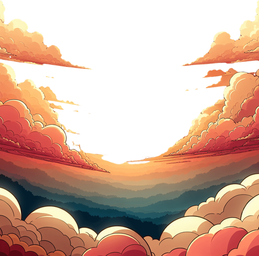 Sunrise, dawn, looking up. Cartoon style. Above clouds Single Game Texture. In-Game asset. 2d. Blank background. High contrast. No shadows..
Single Game Texture. In-Game asset. 2d. Blank background. High contrast. No shadows.