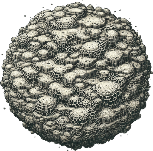 anthill.
Single Game Texture. In-Game asset. 2d. Blank background. High contrast. No shadows.