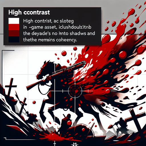 top down shooter blood.
Single Game Texture. In-Game asset. 2d. Blank background. High contrast. No shadows.