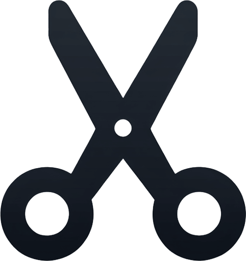 An icon for scissors