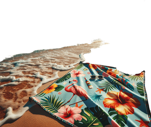 Serviette de plage.
Image